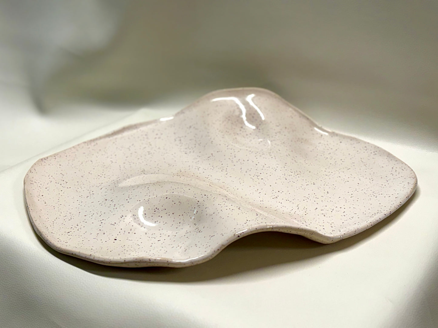 Speckled Ceramic Charcuterie Platter